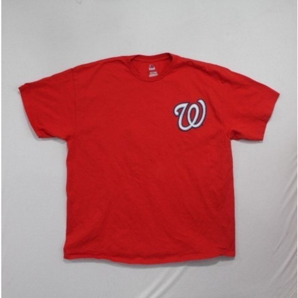 Washington Nationals Men Red Tee Shirt Majestic Zimmerman 11 Size XXL - Picture 1 of 11
